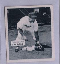 1951 HAGE'S Dairy Harvey Storey  San Diego Padres Excellent