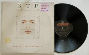 KTP (Kissing The Pink) Certain Things Are Likely LP NM Mercury (1986) DJ Promo - Picture 1 of 4