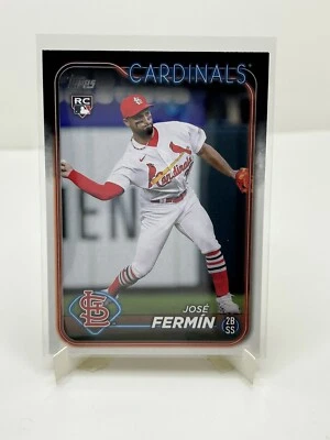 2024 Topps Series 1 #305 Jose Fermin St. Louis Cardinals Rookie Baseball RC - Image 1 of 2