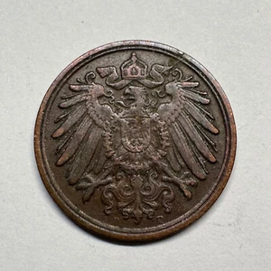 1914 Germany 1 Pfennig - Beautiful Coin - #B-051 - Picture 1 of 2