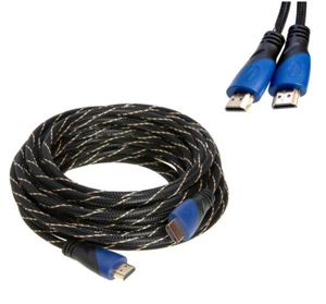 15 Fuß HDMI 4K Premium Geflochtenes Kabel 60 Hz High Speed 1080P HDTV 3D Xbox PS5 Kabel - Bild 1 von 3