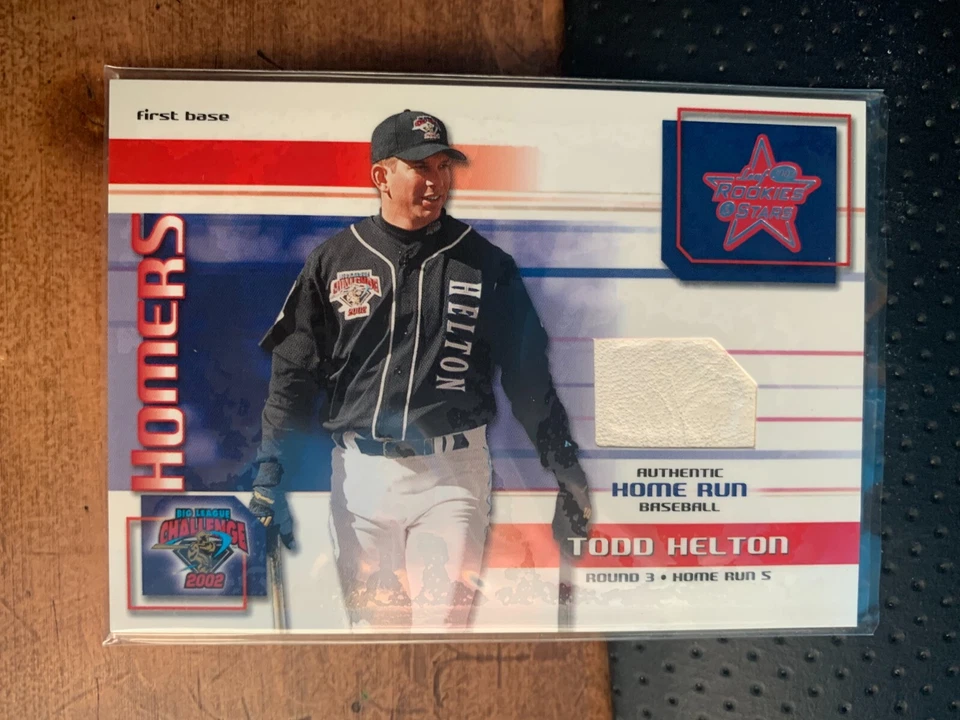 Leaf Rookies and Stars 2002 BLC Homers #H9 Todd Helton #'d 25/07 Foto 1 de 1