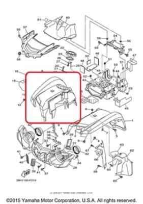 Yamaha Grizzly 1hp f1 556 00 Front Right Fender 550 700 Foto 1 de 3
