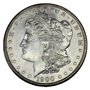 1900 Morgan Silver Dollar BU - Picture 1 of 2