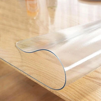LovePads 1.5mm Thick 18 x 60 Inches Frosted Table Protector, Plastic Table Cover - Image 1 of 4