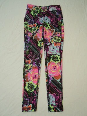 FILA Sport девочек активного носить леггинсы многоцветный цветочный Athletic sz 8 маленький - Изображение 1 из 4