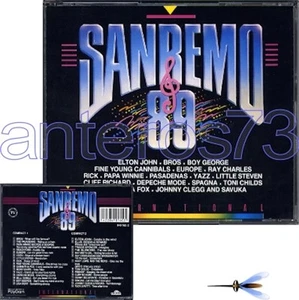 SANREMO 89 RARO 2CD: SPAGNA LISA HUNT DEPECHE MODE BROS - Picture 1 of 1