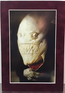 "MR. MUNSHEN" By Rick Berry Pro Matted Print Fantasy Fairy Tale Horror Gothic - Picture 1 of 1