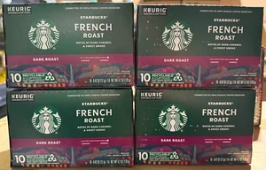 Starbucks French Roast, Dark Roast K-Cup Coffee Pods 40 K-Cups total check BB - Picture 1 of 1