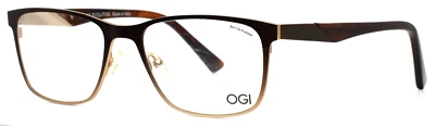 Gafas rectangulares OGI Evolution 4325/2227 marrón desvanecido para hombre 54-18-150 B:39 Foto 1 de 4