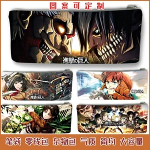 Storage Bag Attack on Titan Anime Pupil Pen Bag Pencil and Stationery Case Gift - Foto 1 di 17
