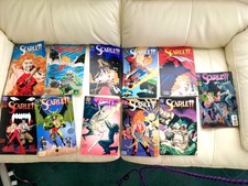 SCARLETT comics lot of 11 - #1 thru #11 - 1993 - Vampire