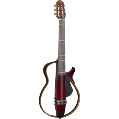 YAMAHA SLG200N CRB (Crimson Red Burst) Nylon String Silent Guitar  - Image 1 of 2