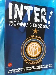 Maxi Book Fc Inter 1908-2008 Cento 100 Anni Di Emozioni Internazionale Calcio - Picture 1 of 6