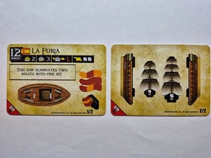 Wizkids Pirates CSG La Furia #079 COMMON Unpunched Ship - Picture 1 of 2