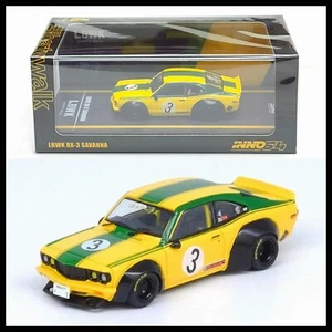 INNO64 1/64 LBWK Liberty Walk Mazda RX-3 Savanna NEW INNO RX3 - Picture 1 of 9