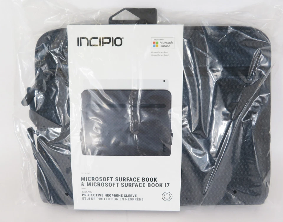 NEW - Incipio Protective Neoprene Sleeve For Microsoft Surface Book & Book i7 - Image 1 of 3