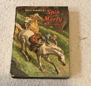 Spin and Marty Trouble At Triple-R Walt Disney Whitman 1577 HC Book Vintage 1958 - Picture 1 of 7