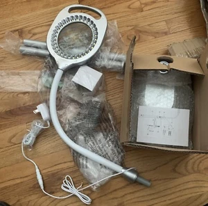 OttLite 16" 2-In-1 Led Magnifier Floor and Desk Lamp, silver - Picture 1 of 1