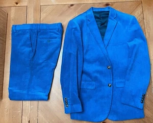 CORDUROY SUIT,SLIM FIT, 40R JACKET, (34X31 PANTS), Alain Dupetit - Picture 1 of 6