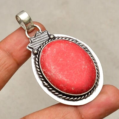 Ciondolo gioiello in argento sterling 925 fatto a mano con pietra preziosa co... - Immagine 1 di 4