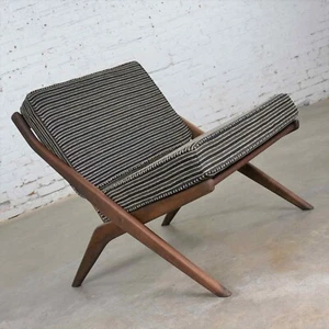 Scandinavian Modern Scissor Lounge Chair by Folke Ohlsson for Dux - Picture 1 of 12