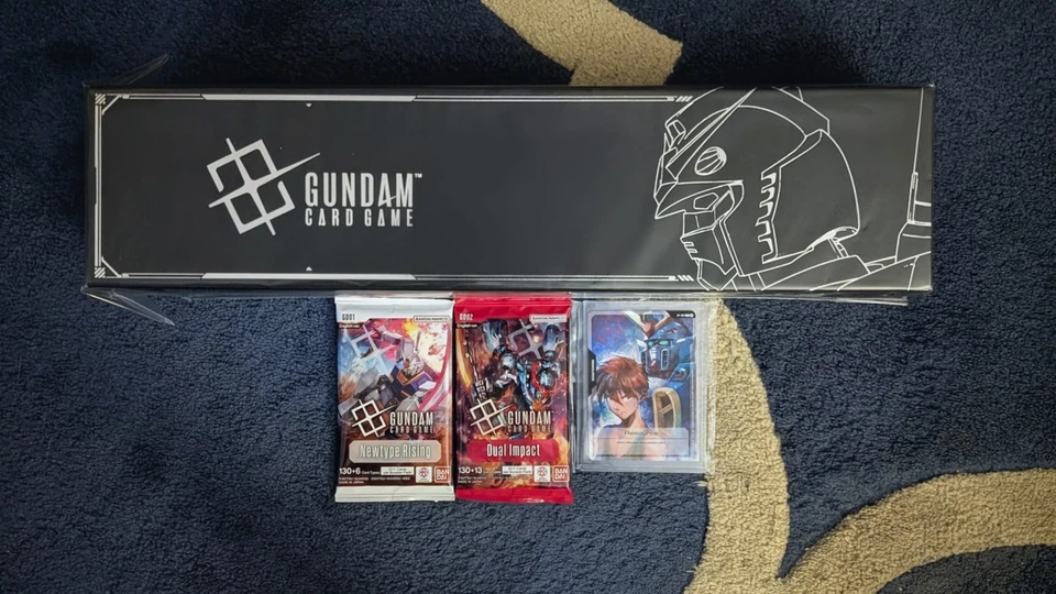 Gundam Card Game - Accessory and Card Set 01 FIRST COMBAT [EVX-01] + Bonus (ENG) - Image 1 of 1