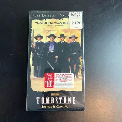 Tombstone (VHS, 1994) New Sealed - Imagem 1 de 4