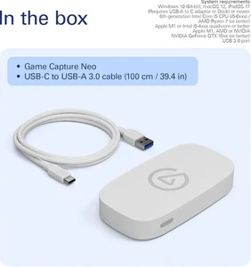 Elgato Game Capture Neo - New Sealed Box - Bild 1 von 4
