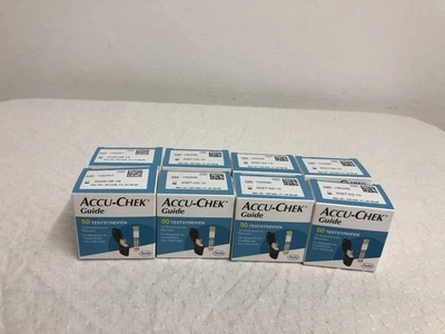 ACCU-CHEK Guide Teststreifen 8x 50 St.--MHD:-08-2026 / 02-2027.. - Bild 1 von 3