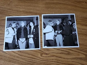 Jimmy Page & Andy Warhol NYC Sept. 1966 Fotos von Originalnegativen! - Bild 1 von 3