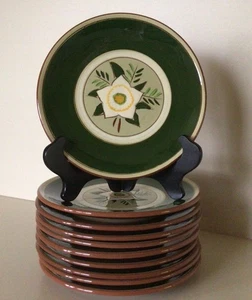 STANGL KERAMIK ~ Stern Blume ~ zehn 6 1/8" Brot & Butter/Vorspeise Teller ~ USA - Bild 1 von 5