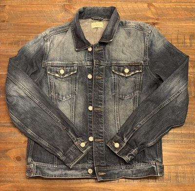 Chaqueta de camionero de mezclilla azul 2XL Jack & Jones para hombre Foto 1 de 4