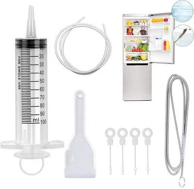 BRANDED Abnaok Kühlschrank Reinigungsset, Kühlschrankbürsten Ablaufloch Reinigungsset, K