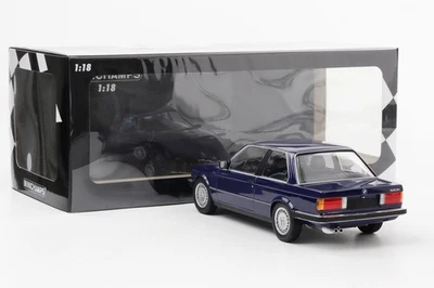 1:18 Minichamps BMW 323I E30 1982 Berlina Blu Saturno Diecast - Immagine 1 di 4