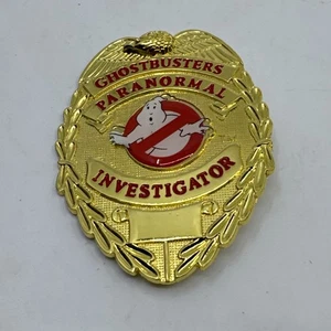 Ghostbusters Paranormal Investigator Abzeichen Cosplay Halloween Kostüm Geist Pin  - Bild 1 von 3