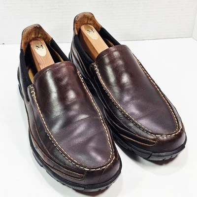 Mocasines Timberland Smart Comfort para hombre talla 11,0 M cuero marrón Oxford sin cordones Foto 1 de 4