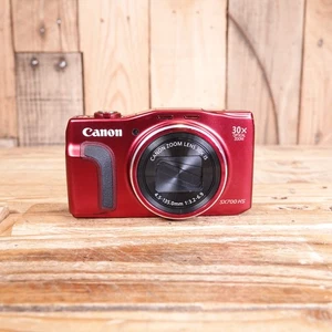 Canon PowerShot SX700 HS 16.1MP Digital Camera - Red -Dust on the Sensor - Picture 1 of 6