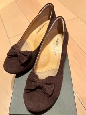 Zapatos planos para mujer Hush Puppies cinta de gamuza marrón 23 cm talla UE 36 usados Foto 1 de 4