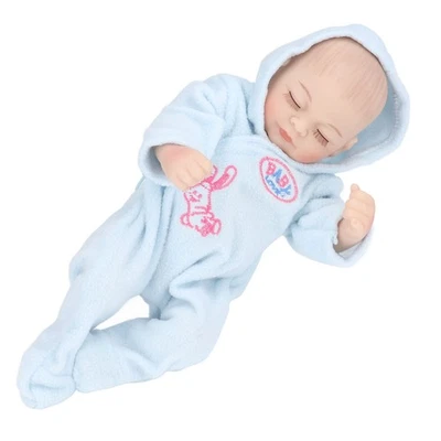 10inch Reborn Dolls Soft Silicone Delicate Facial Details Washable Lifelike Baby - Immagine 1 di 4