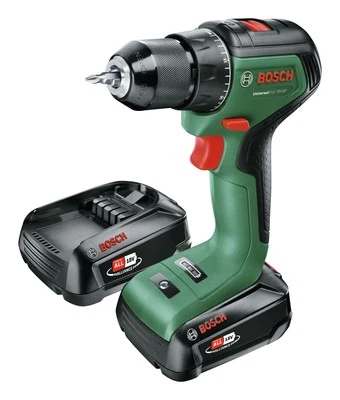 Bosch Akku-Bohrschrauber UniversalDrill 18V-60 mit 2x Akku 2 Ah - im Koffer - Bild 1 von 4