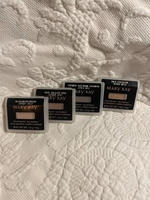 NEW MARY KAY CHROMAFUSION EYE SHADOW BLOSSOM ROSE GOLD CASHMERE HAZE GOLD STATUS - Image 1 of 2