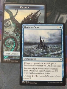 Ominous Seas w/ Kraken Token | 7% Off 2+ | Ikoria | NM | MTG - Picture 1 of 2