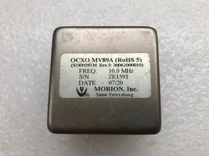 Morion OCXO MV89A Podwójny piekarnik Ultra Precision 10MHz 12V 2007y 1PC OCXO MV89A - Zdjęcie 1 z 3