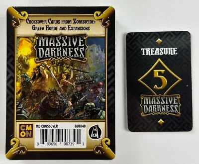Zombicide Green Horde Crossover Card Pack for Massive Darkness CMON NEW - Image 1 of 2