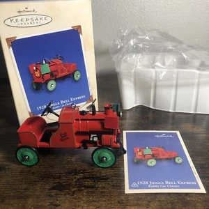 Hallmark 1928 Jingle Bell Express Kiddie Car Classics  2002 Christmas Ornament - Picture 1 of 7