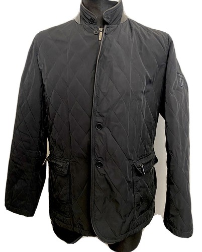 SAINT LAURENT (YSL) Giacca trapuntata YVES SAINT LAURENT finiture in pelle taglia: L