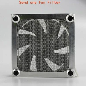 Dust Filter 120mm Dustproof Computer Fan Cooling Aluminum Case Aluminum Grill - Picture 1 of 7