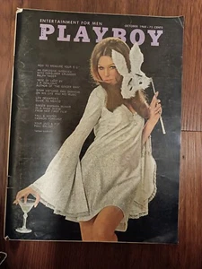 PLAYBOY MAGAZINE OCTOBER 1968, CENTER: MAJKEN HAUGEDAL, RALPH NADER, GOOD COND. - Imagen 1 de 3