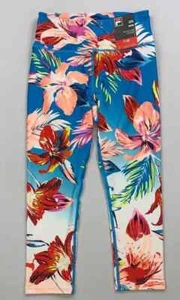 Women's Fila Sport Capri High Rise Tru-Dry Leggings Pants - Picture 1 of 4